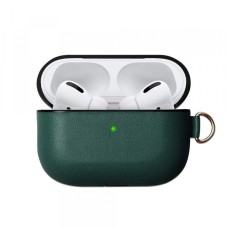 Чохол для AirPods PRO LEATHER CASE Midnight Green