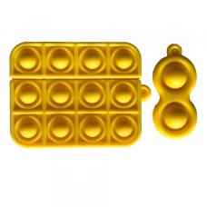 Чохол для AirPods PRO Silicone POP IT Yellow