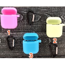 Чохол AirPods Case Фосфорний 2в1 + карабін