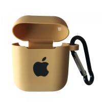 Чохол для AirPods SILICONE CASE Gold