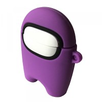 Чохол для AirPods BIG HERO AMONG US Purple