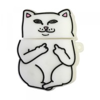 Чохол для AirPods BIG HERO CAT White