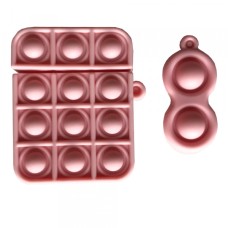 Чохол для AirPods Silicone 1/2 POP IT Pink