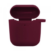 Чохол для AirPods силіконовий SLIM тех.пак Marsala