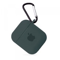 Чохол для AirPods SILICONE CASE Pine green