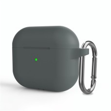 Чохол AirPods 3 Silicone Slim з карабіном Advanced ash