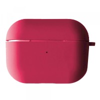 Чохол для AirPods PRO SILICONE CASE/MICROFIBER Rose red
