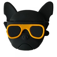 Чохол для AirPods BIG HERO BULLDOG Back-yellow