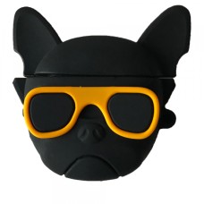 Чохол для AirPods BIG HERO BULLDOG Back-yellow