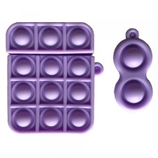 Чохол для AirPods Silicone 1/2 POP IT Purple