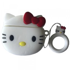 Чохол для AirPods BIG HERO HELLO KITTY BOW Red