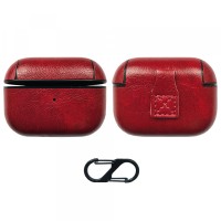 Чохол для AirPods PRO LEATHER FRAME Case Red
