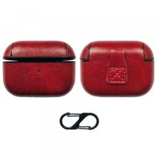 Чохол для AirPods PRO LEATHER FRAME Case Red