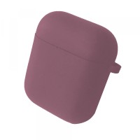 Чохол для AirPods 1/2 SILICONE CASE/MICROFIBER Blueberry