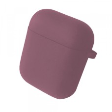 Чохол для AirPods 1/2 SILICONE CASE/MICROFIBER Blueberry