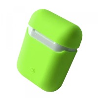 Чохол для AirPods Silicon Case Slim COLOR BOX Green