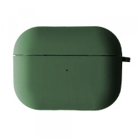 Чохол для AirPods PRO SILICONE CASE/MICROFIBER Dark green
