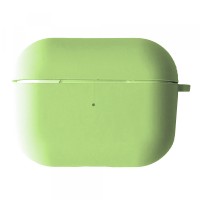 Чохол для AirPods PRO SILICONE CASE/MICROFIBER Pistachio