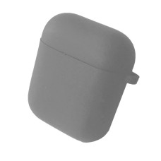 Чохол для AirPods 1/2 SILICONE CASE/MICROFIBER Grey