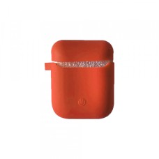 Чохол для AirPods Silicon Case Slim (+ карабін) COLOR BOX Peash