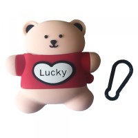 Чохол для AirPods BIG HERO BEAR LUCKY Pink