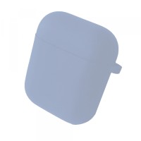 Чохол для AirPods 1/2 SILICONE CASE/MICROFIBER Lilac