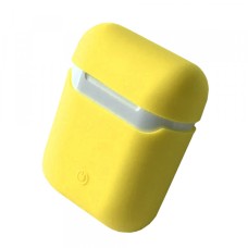 Чохол для AirPods Silicon Case Slim COLOR BOX Bright yellow