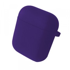 Чохол для AirPods 1/2 SILICONE CASE/MICROFIBER Purple