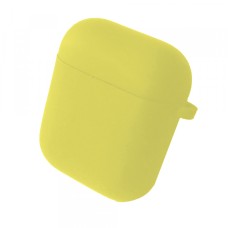 Чохол для AirPods 1/2 SILICONE CASE/MICROFIBER Yellow