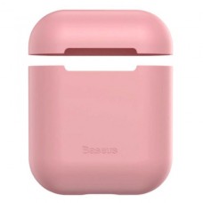 Чохол для AirPods BASEUS Super Thin Silica Gel Case для Pods 1/2 Pink WIAPPOD-BZ04