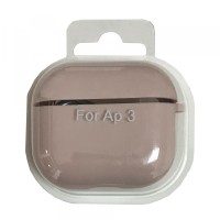 Чохол для AirPods 3 SILICONE CASE/MICROFIBER Pink sand