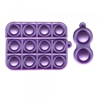 Чохол для AirPods PRO Silicone POP IT Purple
