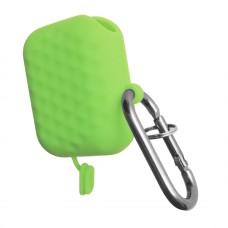 Чохол силіконовий AirPods 1&amp;2 WATERPROOF ROMB Hang Case Mint