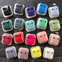Чохол AirPods 1 / 2 Silicone Case Microfiber