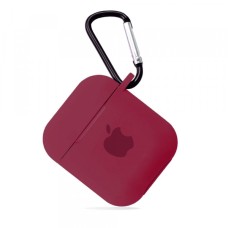 Чохол для AirPods SILICONE CASE Rose red