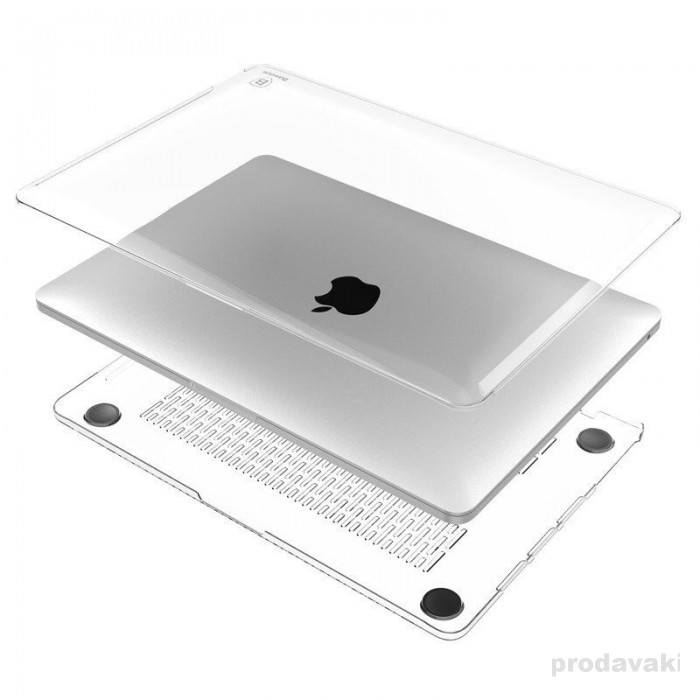 Чохол накладка Matte HardShell Case для MacBook Pro 13" (2016/2017/2018/2019/2020 M1/2022 M2) Прозорий