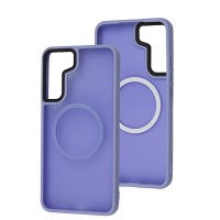 Чохол для Samsung Galaxy S22+ (S906) WAVE Matte Insane MagSafe light purple