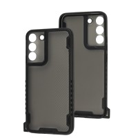 Чохол Samsung Galaxy S22+ Carbon strap black