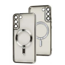 Чохол Samsung Galaxy S22+ Berlia MagSafe silver