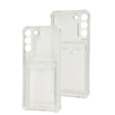 Чохол для Samsung Galaxy S22+ (S906) WXD Card Pocket прозорий