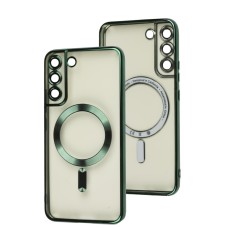 Чохол Samsung Galaxy S22+ Berlia MagSafe green