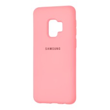Чохол Samsung Galaxy S9 (G960) Silicone Full рожевий / персиковий