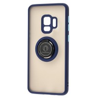 Чохол Samsung Galaxy S9 (G960) LikGus Edging Ring синій