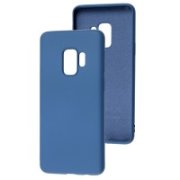 Чехол для Samsung Galaxy S9 (G960) Wave colorful blue