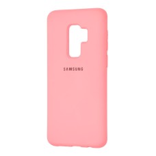 Чохол Samsung Galaxy S9+ (G965) Silicone Full рожевий / персиковий