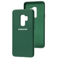 Чохол Samsung Galaxy S9+ (G965) Silicone Full зелений / dark green
