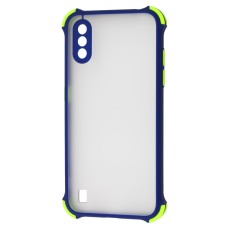 Чохол Samsung Galaxy A01 (A015) LikGus Totu corner protection синій