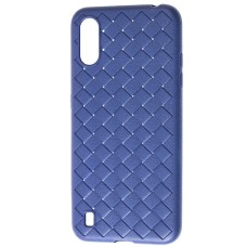 Чохол для Samsung Galaxy A01 (A015) Weaving синій