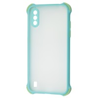Чохол Samsung Galaxy A01 (A015) LikGus Totu corner protection бірюзовий
