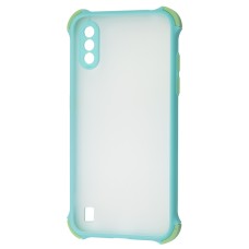 Чохол Samsung Galaxy A01 (A015) LikGus Totu corner protection бірюзовий